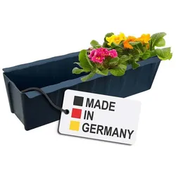 BURI Paletten Blumenkasten Anthrazit Pflanzkasten Einsatz Europaletten Blumentopf  Anthrazit