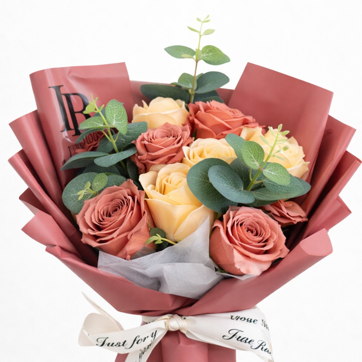 LA ROSELLE AMSTERDAM Kunstbloemen Rozenboeket - Geurige Zijden Rozen