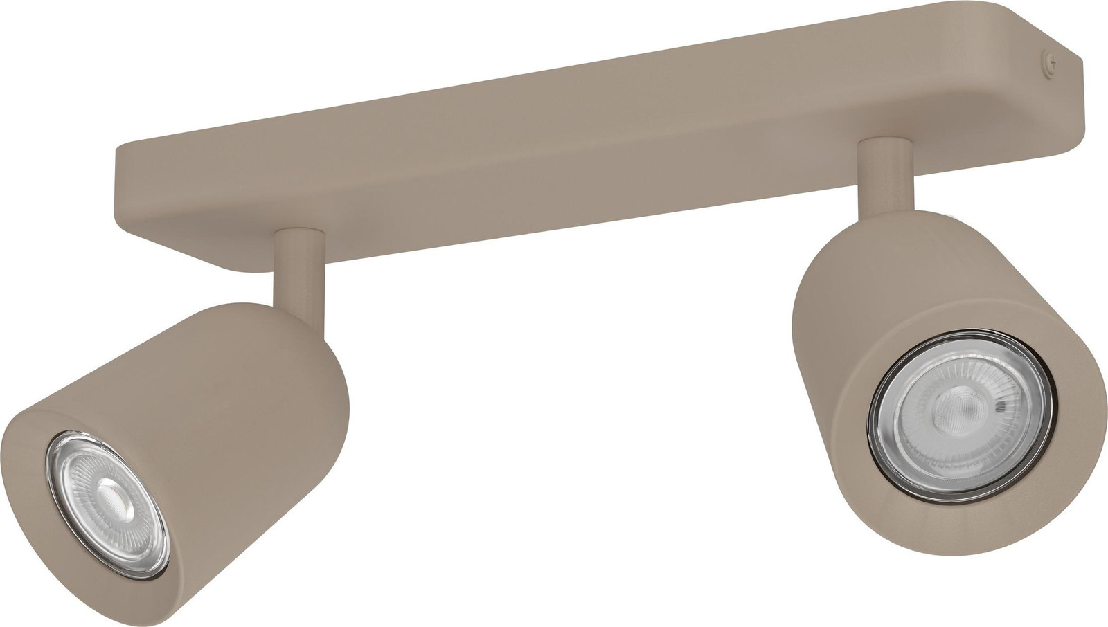 Eglo Camaldoli plafondlamp - 2x GU10 - Beige/Bruin - Richtbaar