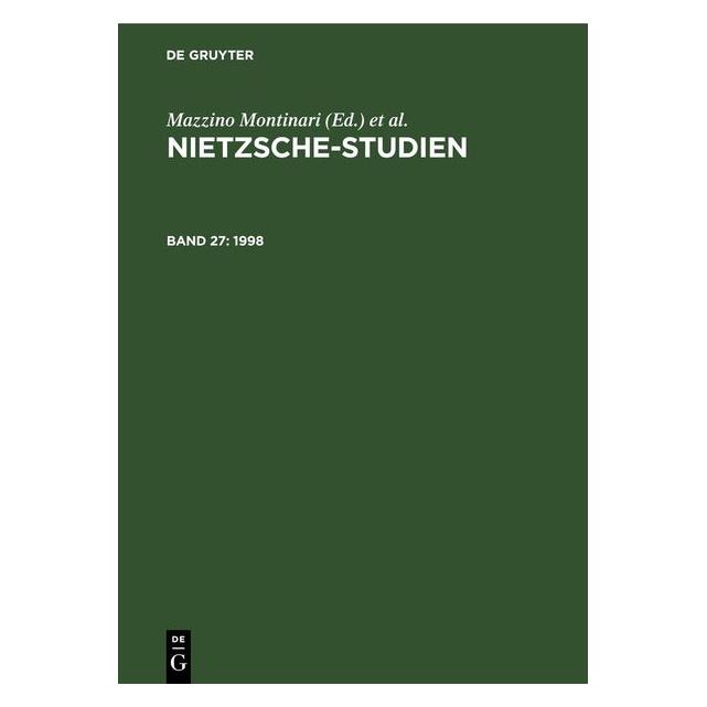 De Gruyter 1998 (Deutsch, Hardcover) (67781745)