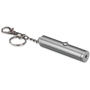 Hama Laserpointer LP-LC1, 00003502, roter Laser, mit Schlüsselring und Karabinerhaken, bis 50 m