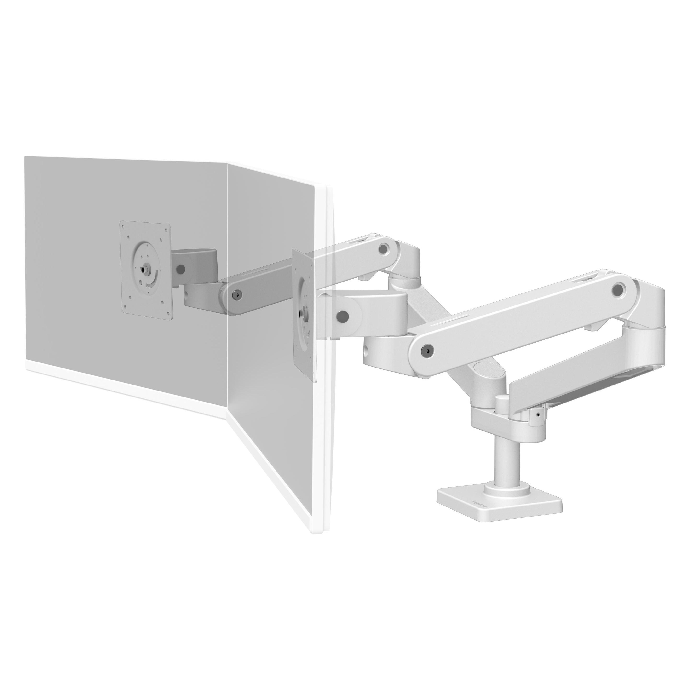 Ergotron LX PRO ARM DUAL SIDE-BY-SIDE white (Tisch, 27", 9 kg) (45-686-290)