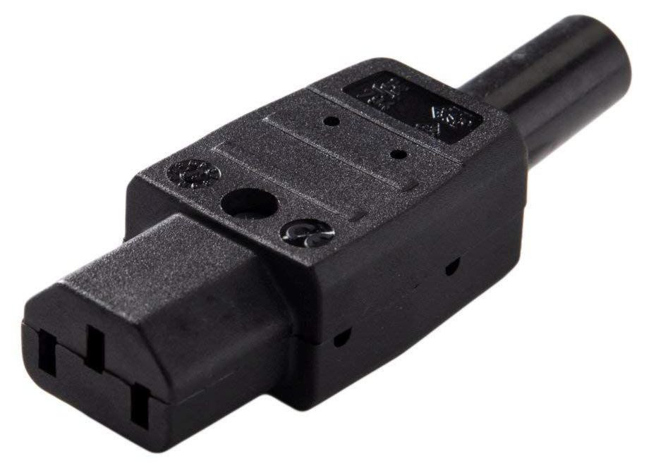 Lustrens cs220f voeding 230V bus 10A, IEC C13, zwart