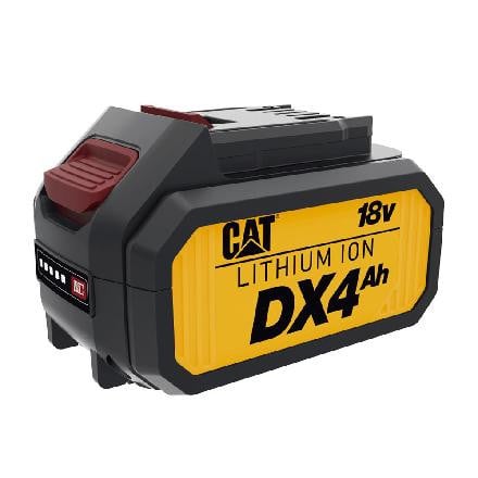 CAT DXB4 Lithium-ion Accu, 4000 mAh, 18 V, Zwart/Geel