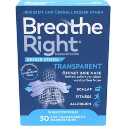 Breathe Right Nasenpflaster transparent