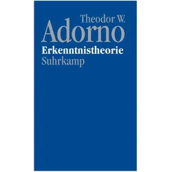 Nachgelassene Schriften. Abteilung IV: Vorlesungen, Fachbücher von Theodor W. Adorno