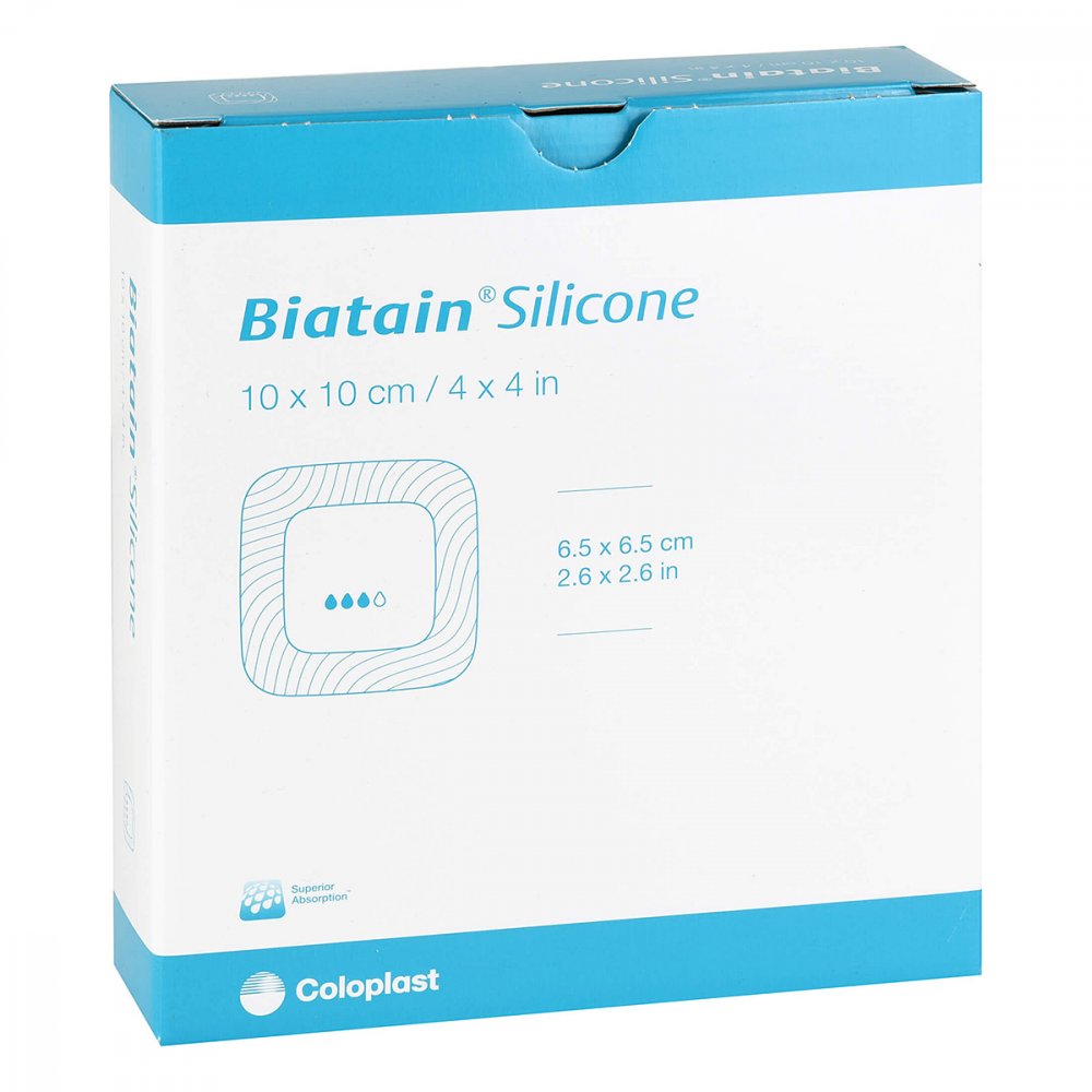 ToRa Pharma GmbH Biatain Silicone Schaumverband 10x10 cm 12552213