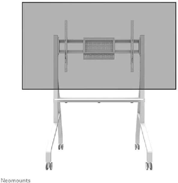 Neomounts support au sol FL50-525WH1 Support à roulettes pour écrans mesurant entre 55 et  86".