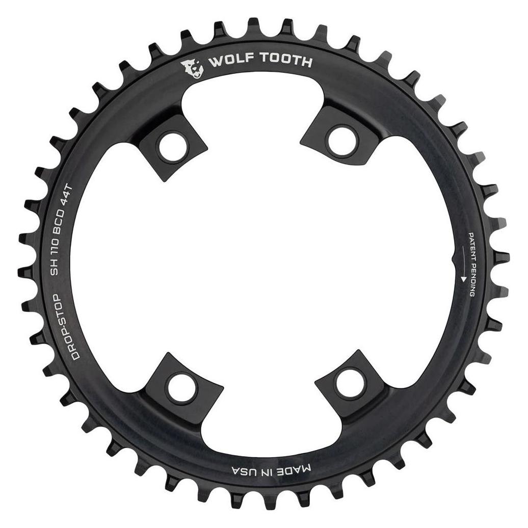 Wolf Tooth Asymmetrisches Kettenblatt 4-Loch Ø110mm BCD Shimano (38) (SH11038)