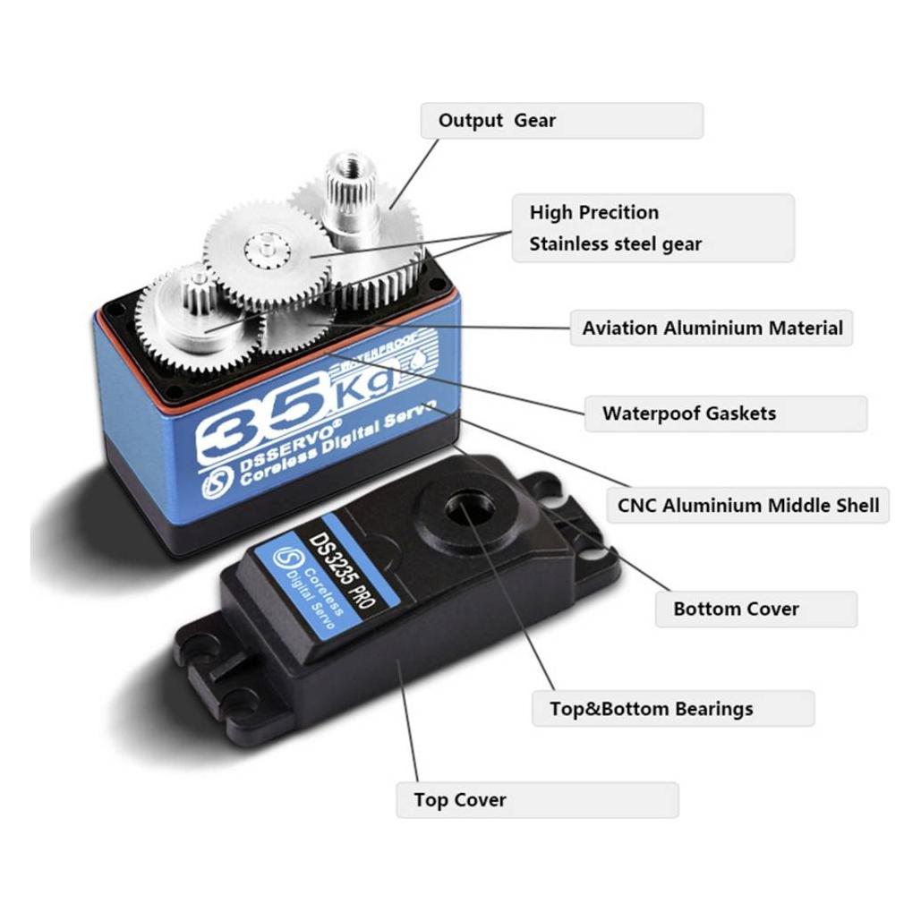 Dsservo Spezial-Servo DS3235 PRO Digital Coreless (DS011)