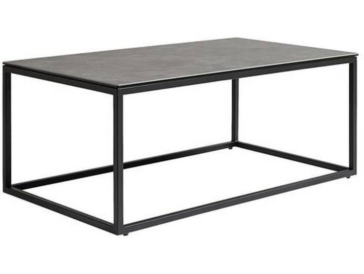 Novel Couchtisch, Grau, Schwarz, Metall, Glas, Keramik, rechteckig, eckig, 60x42x100 cm, Wohnzimmer, Wohnzimmertische, Couchtische, Couchtische Glas