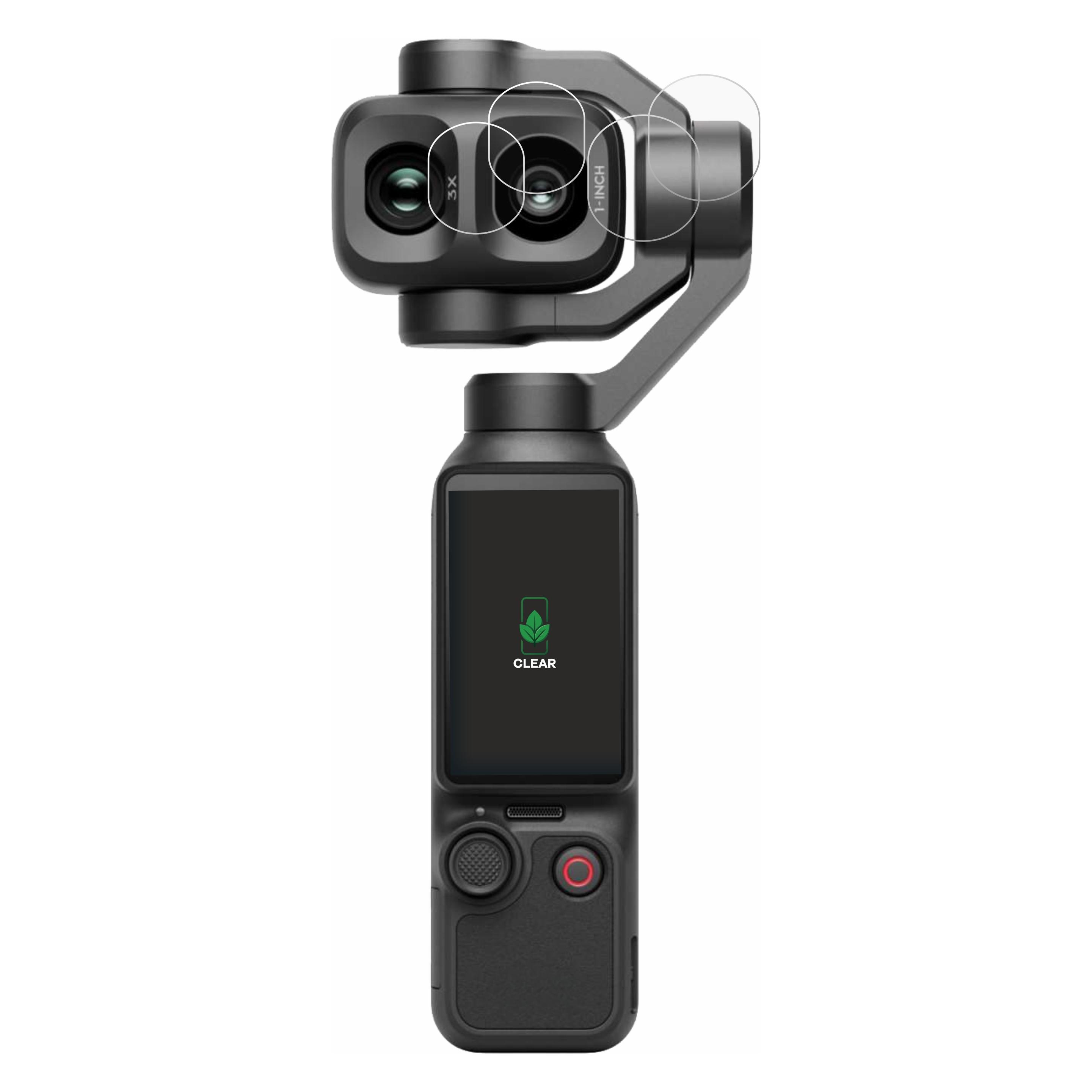 ScreenLeaf Schutzfolie für DJI Osmo Pocket 4P (Linse) Displayschutz Display Schutz Folie Klar Transparent (6164253)