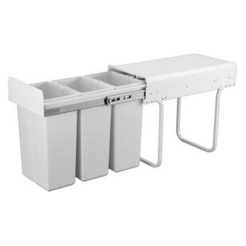 Millex affaldsstativ grå 3x10 L (10 l) (5708952391034)