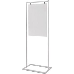 Showdown-Displays Kundenstopper Dekor Sway, DIN A1, doppelseitig, silber