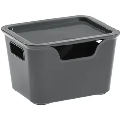 cep Aufbewahrungsbox Bella 1,9 l - 14,0 x 18,0 x 11,0 cm grau