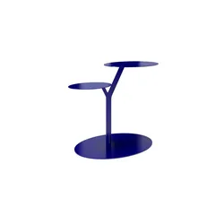 Beistelltisch   ¦ blau ¦ Maße (cm): B: 54 H: 44,5