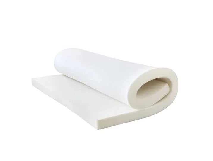 EDvkrgqx Quadratisches Sofa-Sitzkissen aus 70D-Schaumstoff mit hoher Dichte Weiß, mehrere Größen for Sofa, Couch, Stuhl: Wohnzimmer, Heimkino, gewerbliche Nutzung(130x50x5cm)