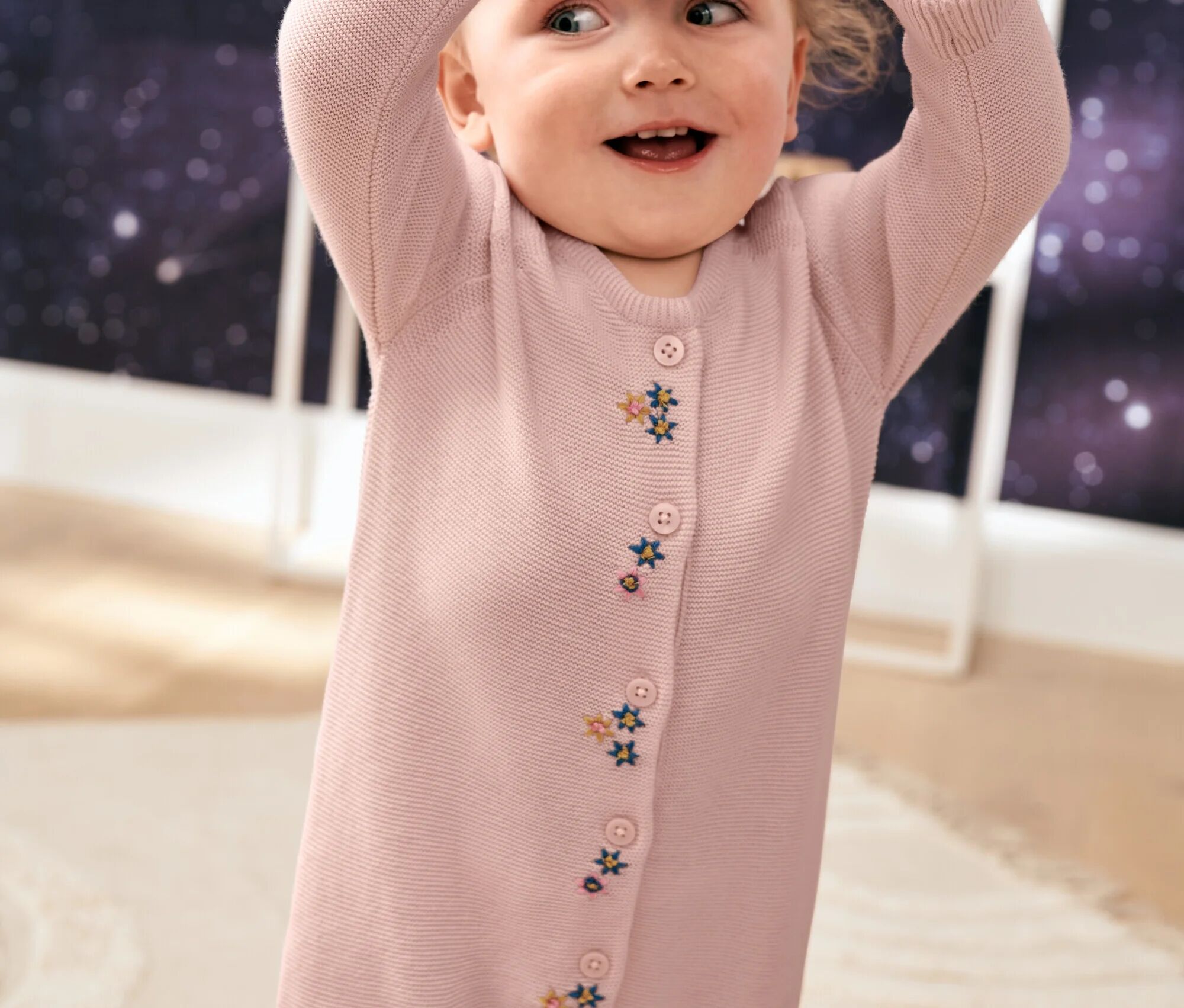 Tchibo - Baby-Strickoverall - Baby - Gr. 86/92 - rosa