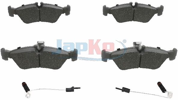 Japko Bremsbelagsatz, Scheibenbremse 510512 Hinterachse Für Mercedes Vw