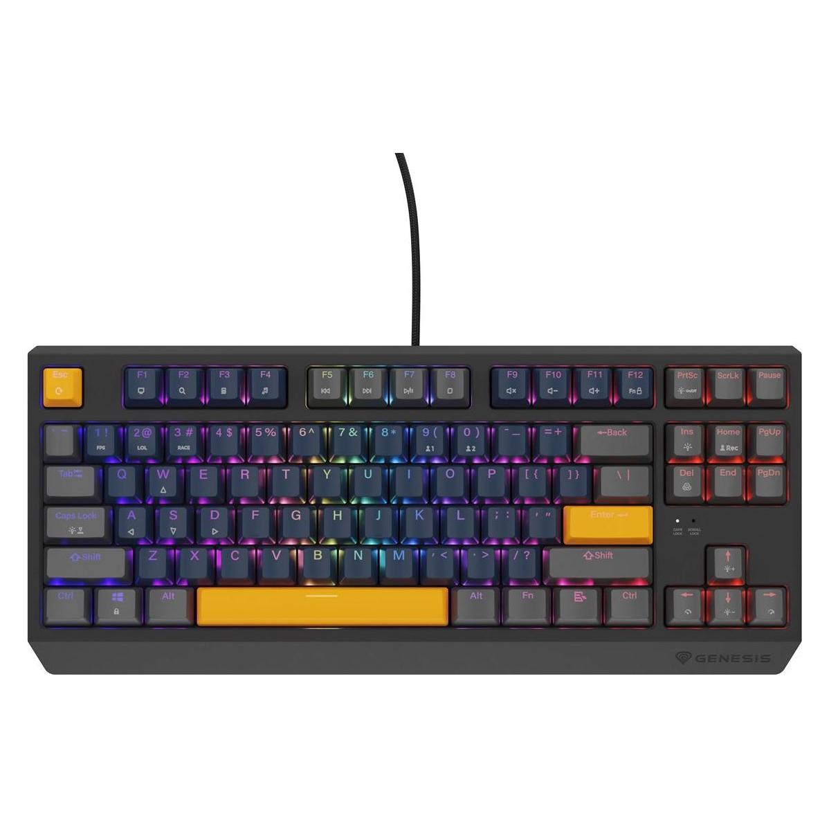 Genesis Klawiatura Thor 230 TKL Outemu Panda (NKG-2163) (US, Kabelgebunden, Kabellos) (NKG-2163)