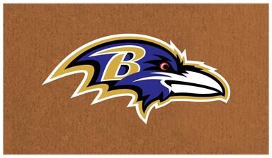 Evergreen Baltimore Ravens Full Color Indoor/Outdoor Coir Mat