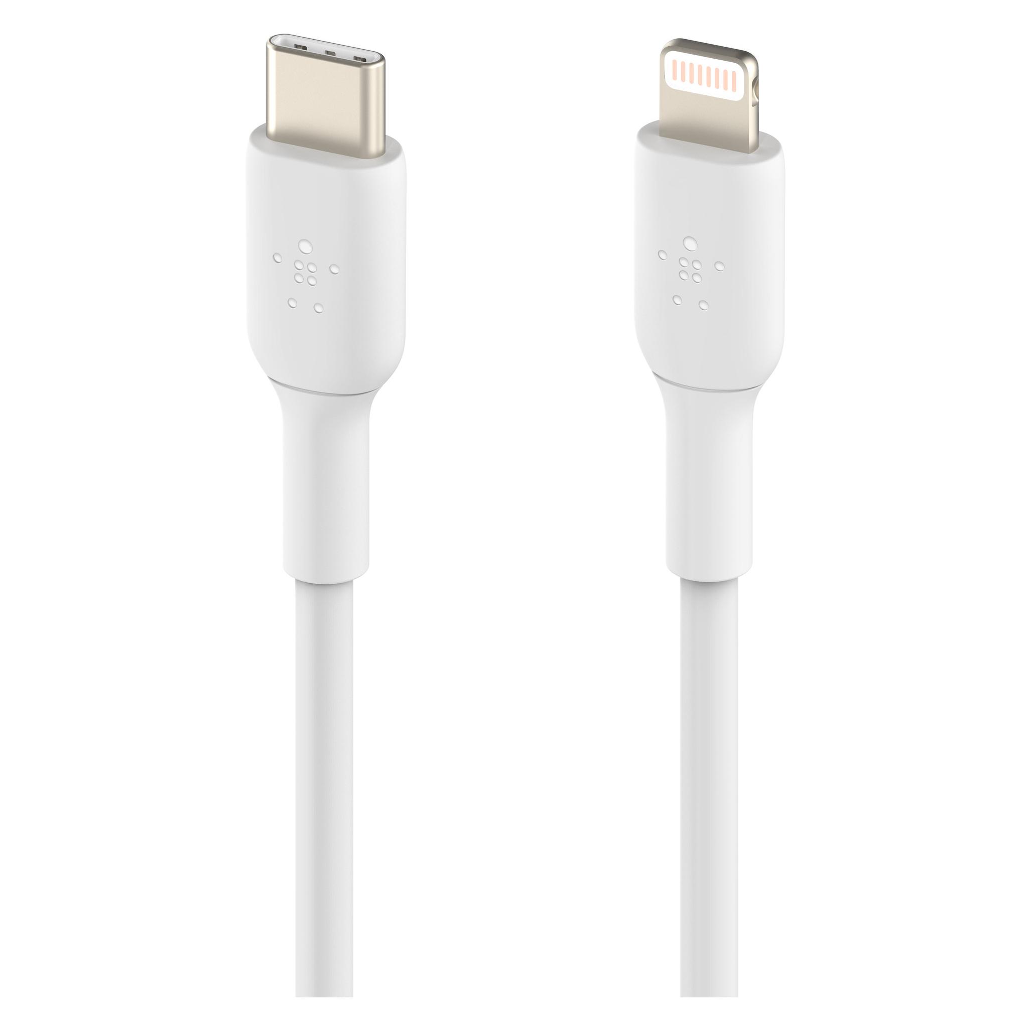 Belkin USB C - Lightning (1 m, USB 2.0) (CAA003BT1MWH)