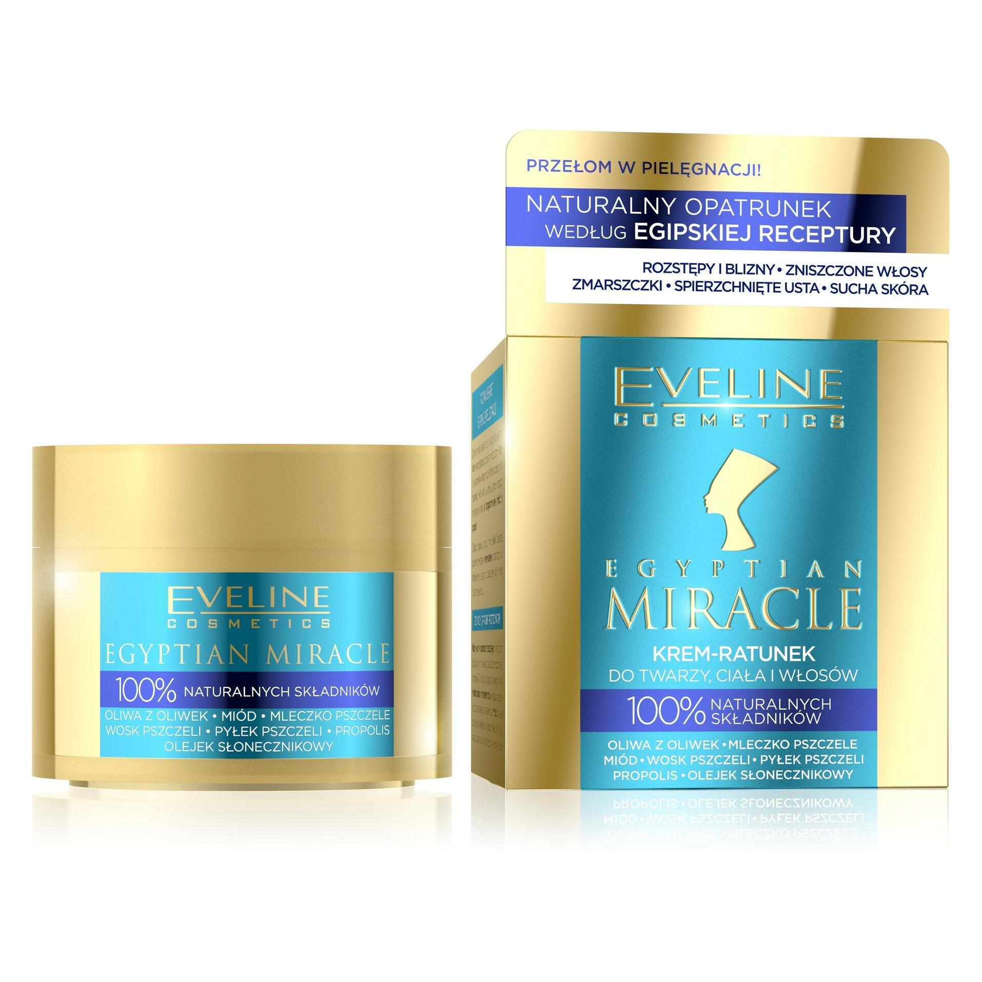 Eveline Egyptian Miracle Cream Cream-Rescue For Face.Body And Hair 40Ml (40 ml) (089235)