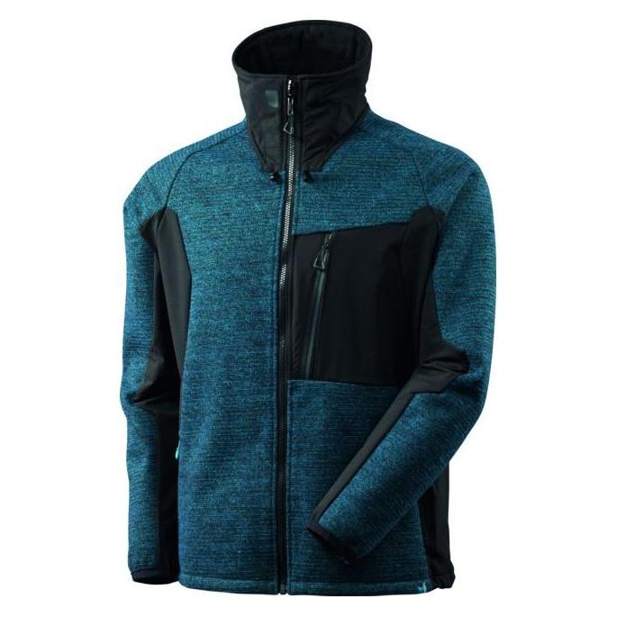 Mascot Strickjacke ADVANCED petroleum / schwarz (XXL) (17105-309-4409 2XL)