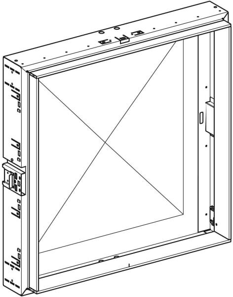 Rohbaubox für Geberit One Spiegelschrank 90cm, Höhe 90cm, 111943001 111943001
