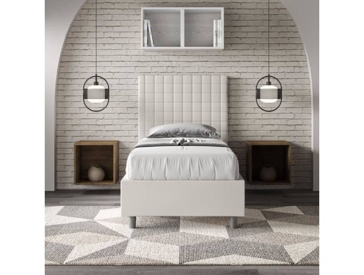 Lit coffre 1 place - SUNNY - Sunny - 80x190 cm - Sommier relevable - Design contemporain