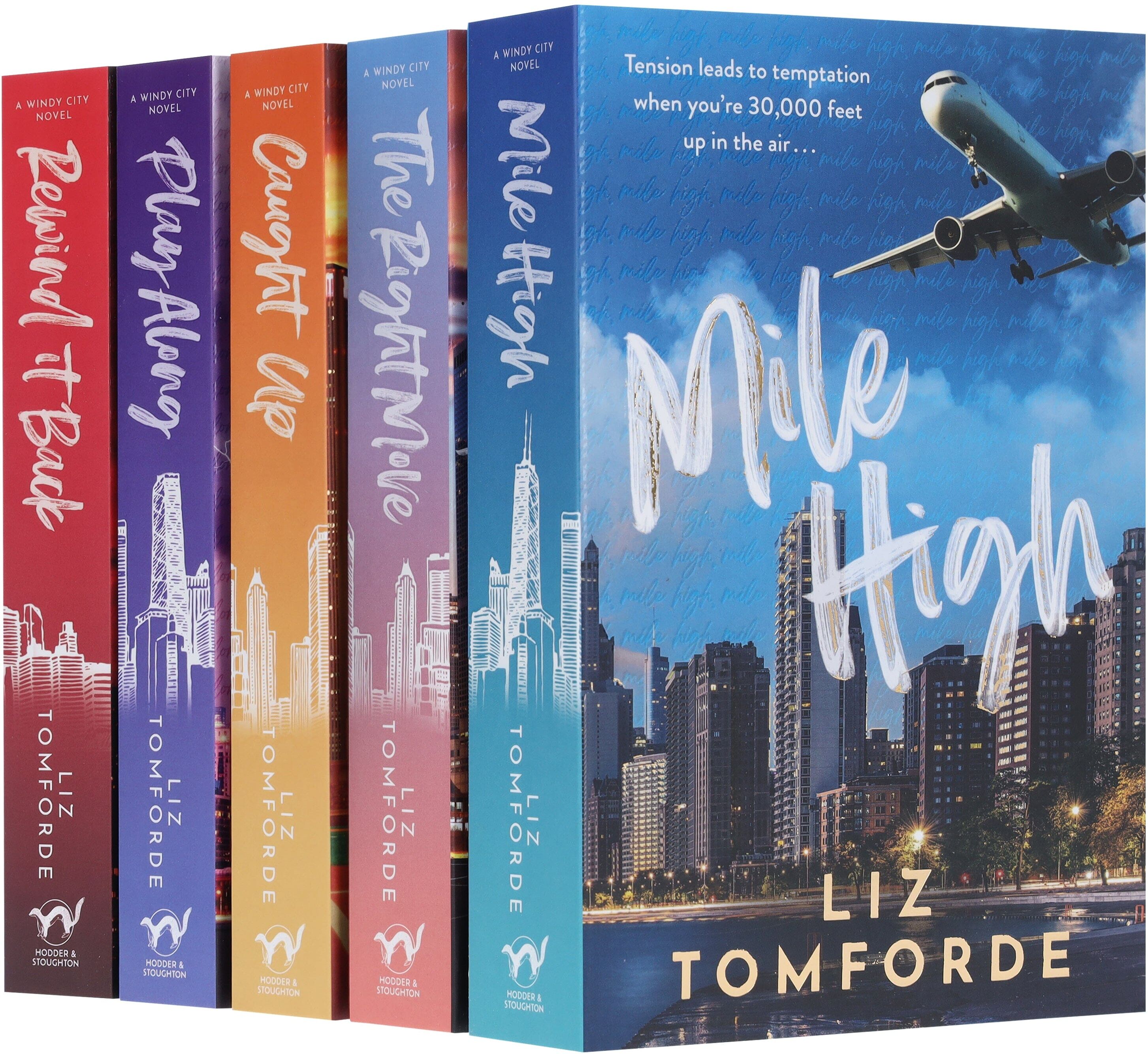 Hachette Windy City Series 5 Books Collection Set By Liz Tomforde (Mile High, The Right Move, Caught Up, Play Along & Rewind It Back)