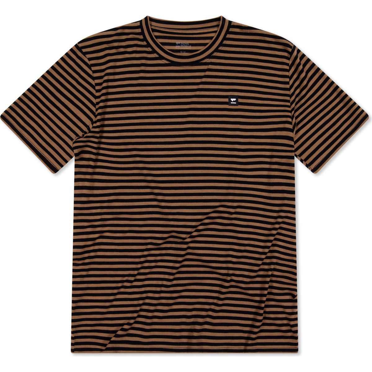 Mons Royale Mens Icon Merino Tee-shirt mr stripe toffee (980) XL 100874-2227-980-XL