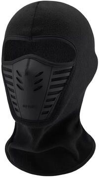 Inspired Finds Winter Outdoor Full Face Windproof Balaclava Mask For Cycling, Skiing, And Motorcycle Riding black