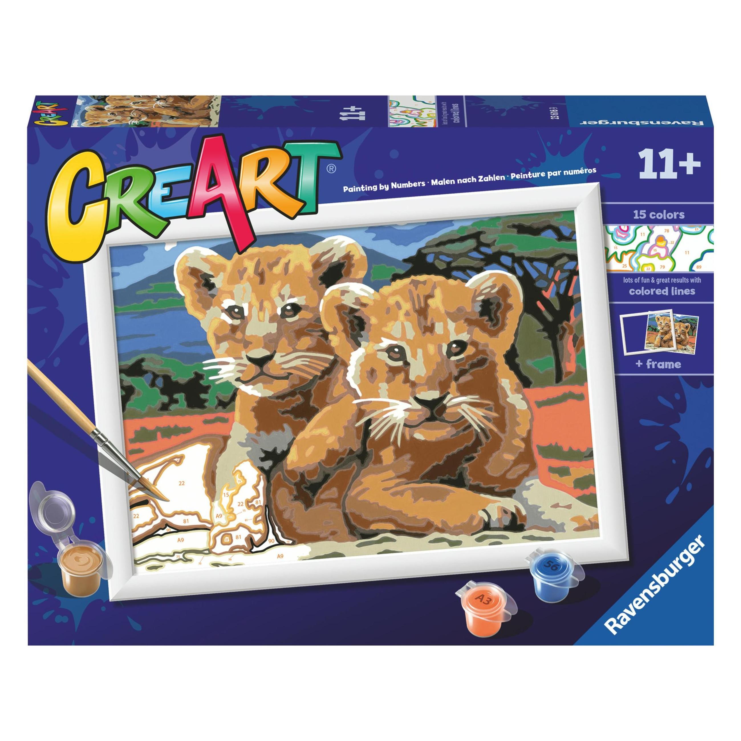 Ravensburger CreArt Little Lion Cubs (23616)