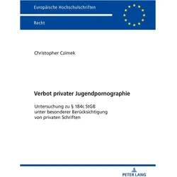 Verbot privater Jugendpornographie, Fachbücher von Christopher Czimek