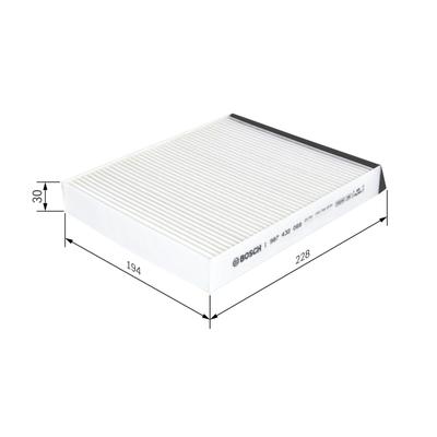 BOSCH Filter, Innenraumluft 1 987 432 069 für RENAULT