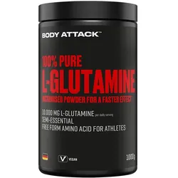 Body Attack - 100% Pure L-Glutamine - 1000g