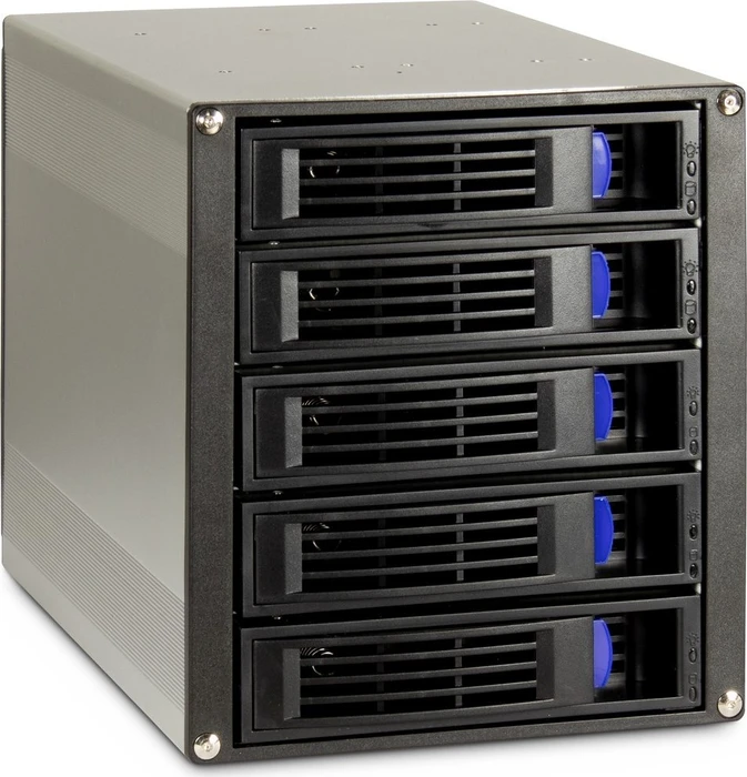 Inter-Tech ST-5255 für 5x2,5/3,5" SATA/SAS auf 5,25" Position