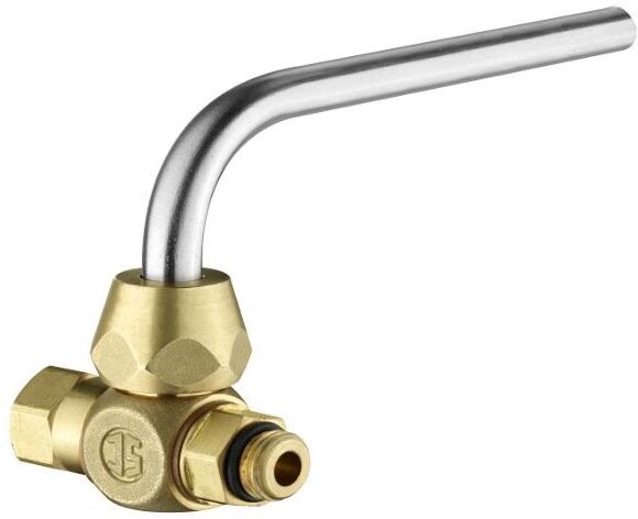 Schlösser Probenahmeventil 0081320800001 Rohr Edelstahl mit Adapter 3/8", Messing, 1/4"