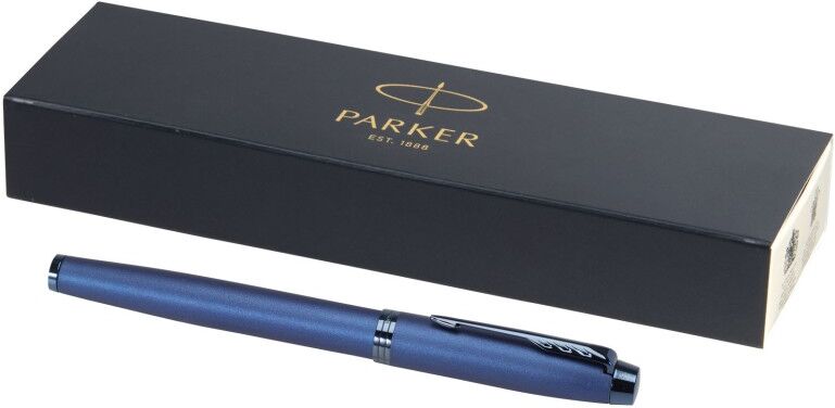 Stylo roller Parker IM (encre noire) bleu