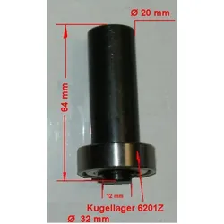 Holzkraft Rückenrolle HBS 533S, 633S inkl. Kugellager 6201ZZ