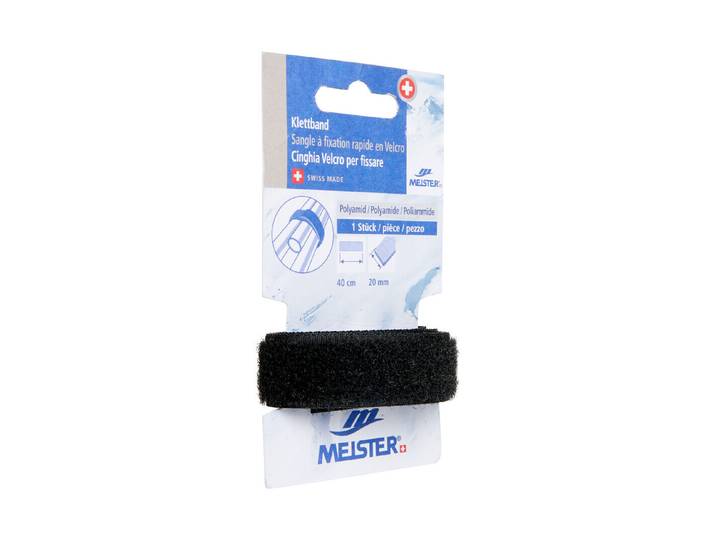 Meister Klettband 20mm/40cm schwarz
