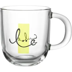 Leonardo Kaffeebecher Emozione 400 ml Glas Transparent Klar