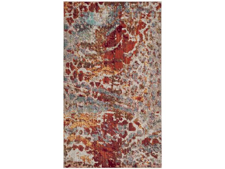 Tapis artisanat inspiré en polyester multicolore, 122 x 183 cm