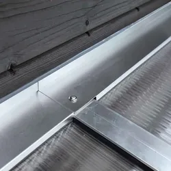 Skan Holz Wandabschlussprofil für Terrassenüberdachungen-Terrassenüberdachungen Breite 434 cm