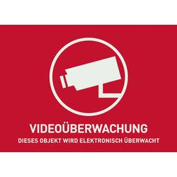 ABUS AU1320 Warnaufkleber Videoüberwachung Sprachen Deutsch (B x H) 14.8 cm x 10.5 cm