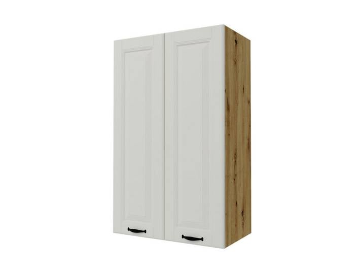Feldmann-Wohnen Klapphängeschrank Essen (Prato, 1-St., Küchenhängeschrank) 60x32,5x96cm lava - RAL 9016 verkehrsweiß (PR-W4/60)