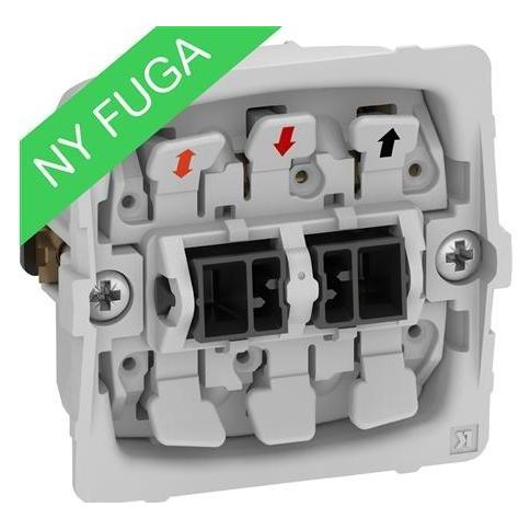 LK FUGA 1-poliger Schutzschalter mit Schleifenanschluss 16A, ohne Abdeckung (5703302159418)