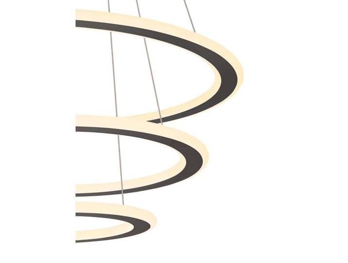 One Flat Suspension Triple 2700/3000K Black - SLV - Salle à manger - Aluminium - Multi-ampoules