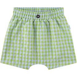 Sanetta Pure Shorts Karo, gruen | mehrfarbig, 74